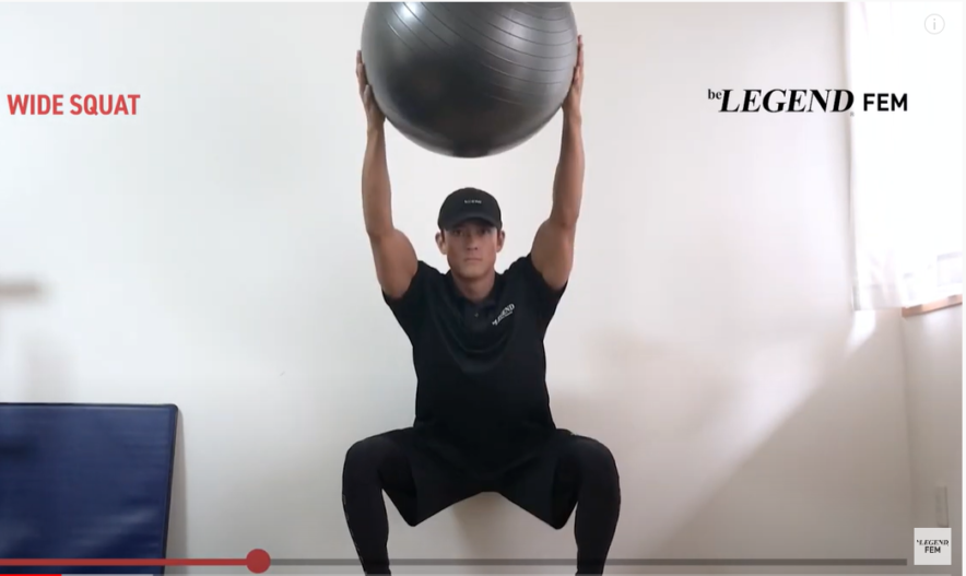 上級者向け 10分でできるバランスボールエクササイズ 公式 Belegend ビーレジェンドプロテイン